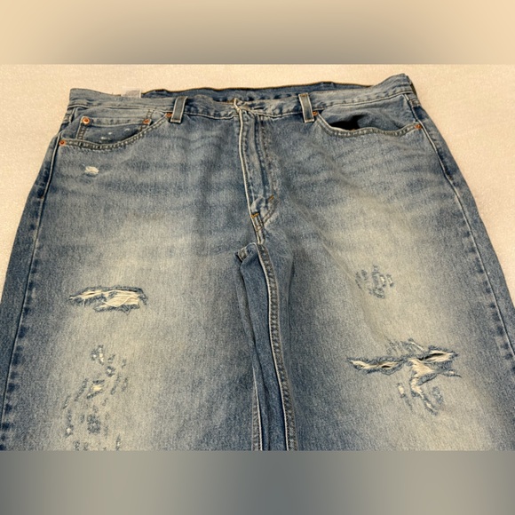 Levis 550 Blue Denim Jeans Relaxed Fit Mens 40 x 32 Y2K Vintage - Picture 5 of 11